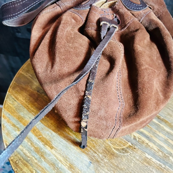 Brown Suede Bag - Picture 4 of 11